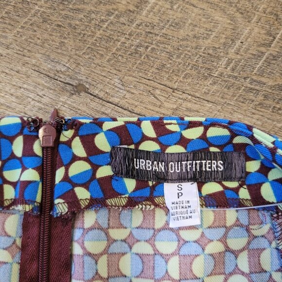 NWT URBAN OUTFITTERS | Jagger Button-Front Mini Skirt Patterned | Sz. S - Picture 10 of 11